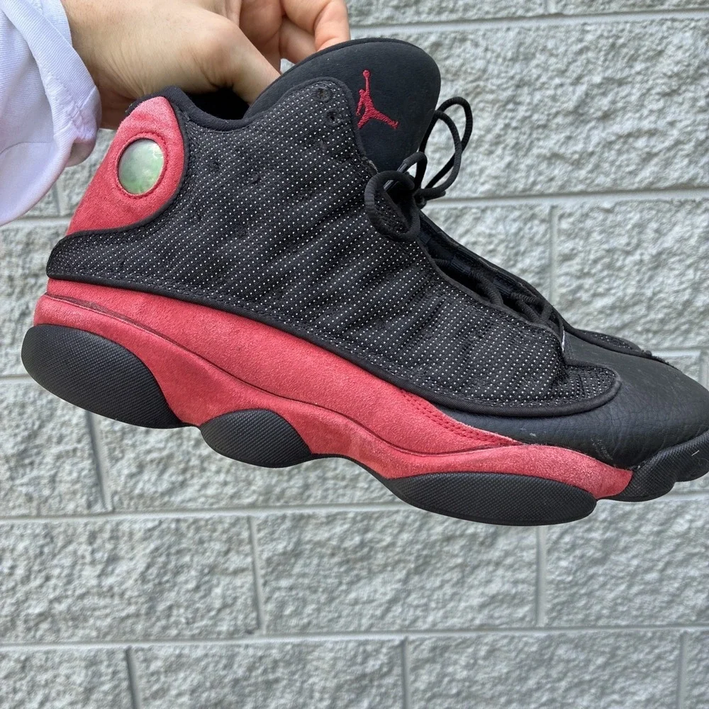 Nike Air Jordan Retro 13 Black Red Bred Used 414571-004 Men Size 13